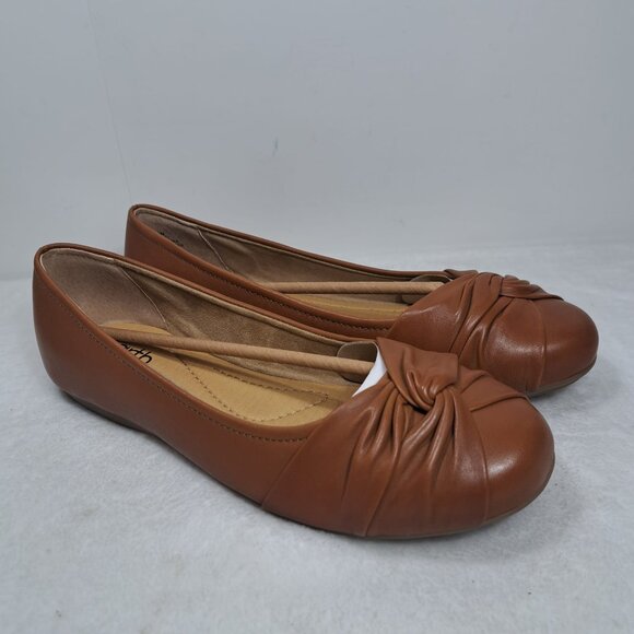 Earth Women's Basic Slip-On‎ Jacci Ballet Flats Brown Size 11M - Picture 3 of 13